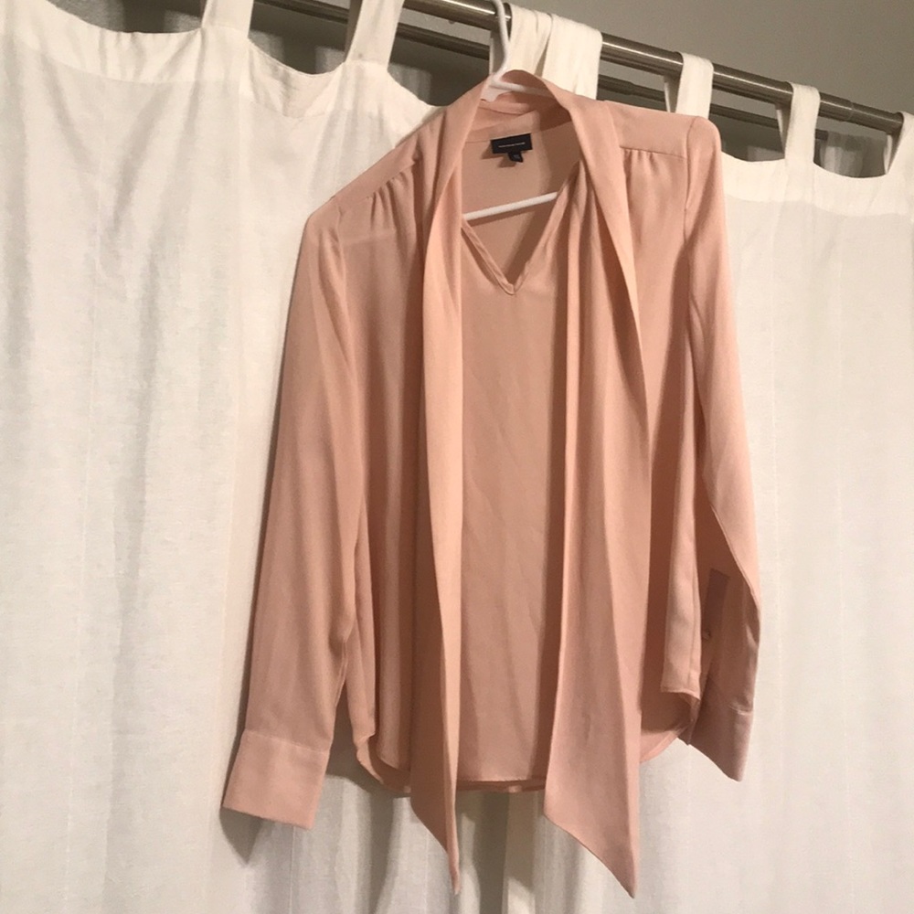 Blush pink blouse